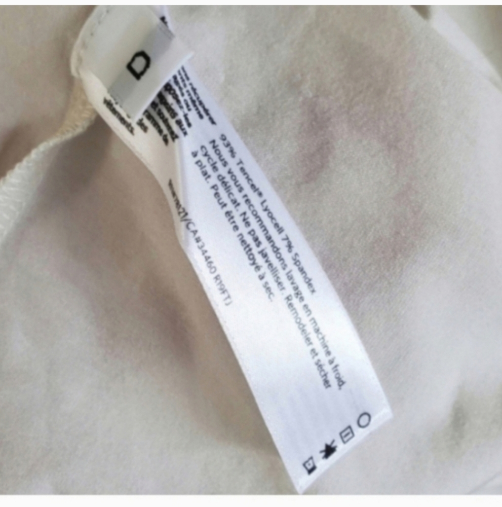 Eileen Fisher Cream Cardigan Tencil Open Drape Sweater Small - Picture 8 of 9